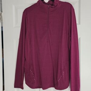 Avia Burgundy Long sleeve Top Size XXL